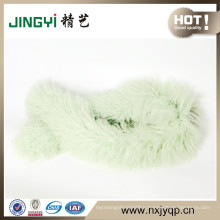 Wholesale Tibetan Mongolian Lamb Fur and Feather Scarf